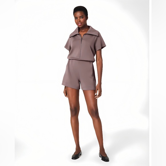 SPANX Pants - Spanx AirEssentials Romper Smoke Small NWT Soft Lounge One Piece